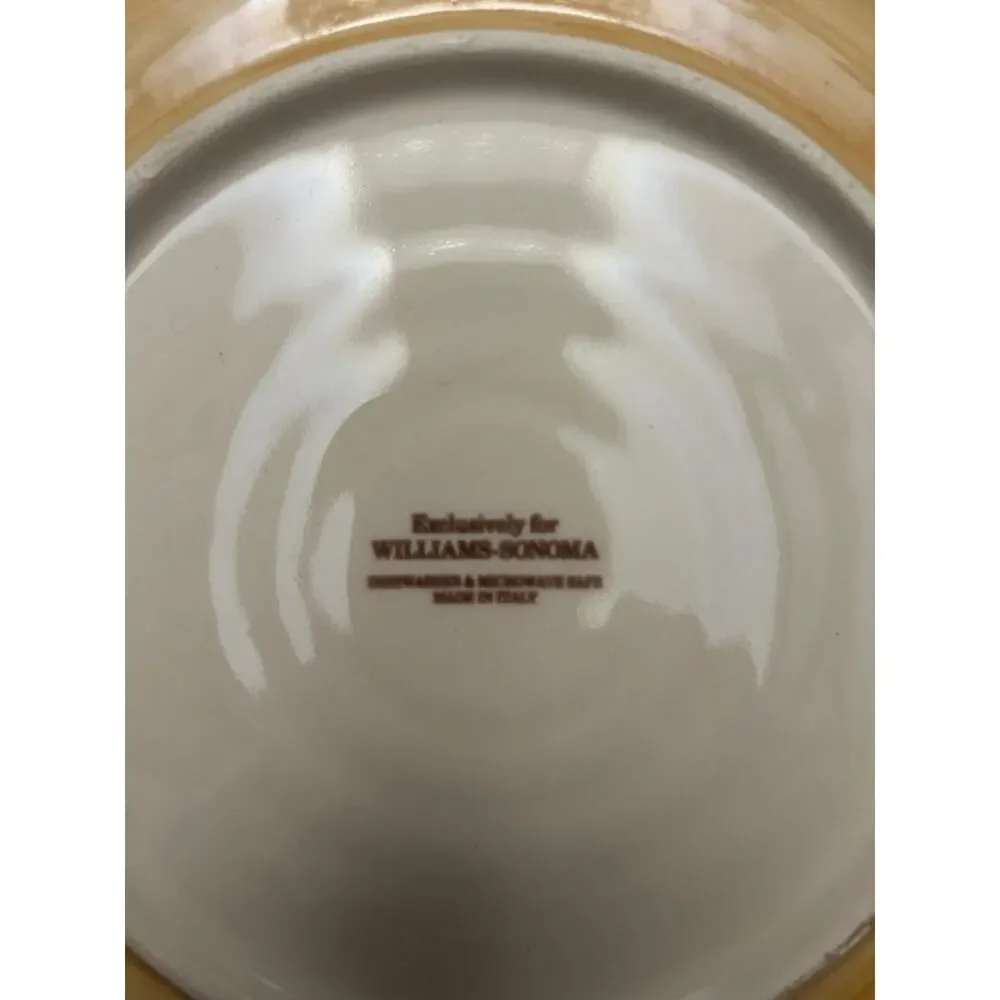 William Sonoma Harvest Fruit Ceramic Salad Plates, Cozy Home Vibes, Set of Two